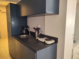 Standard Studio | Private kitchen | Microwave, espresso maker, dining tables