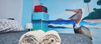 Cozy Corner Budget Beach Studio with High-Speed WiFi 500 30 wifi speeds