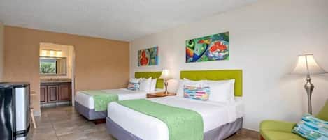 Iron/ironing board, bed sheets, wheelchair access