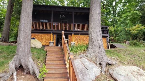 Exterior detail - Camp Balsam Old Adirondack camp (Old Forge)