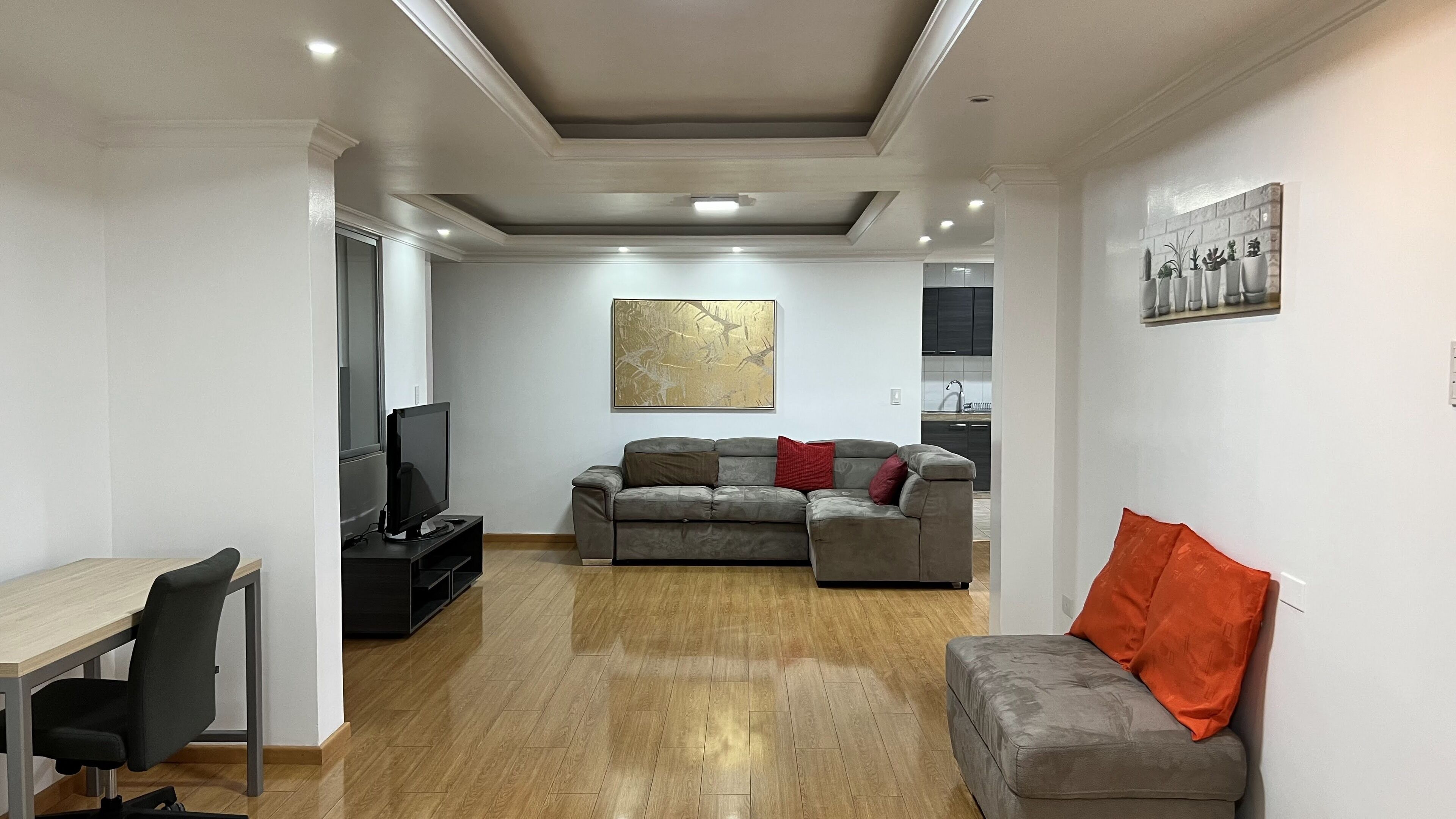 Smart TV, foosball, table tennis, music library