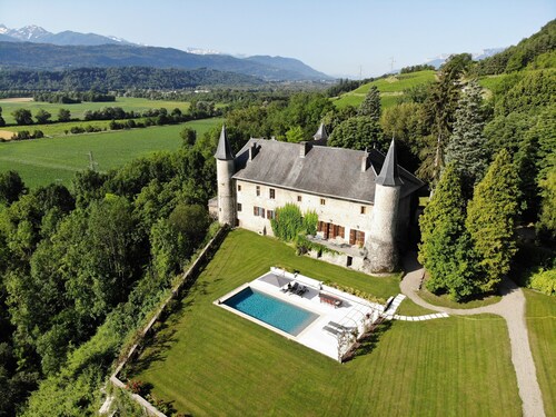 Relax in classic French luxury at the base of the Alps