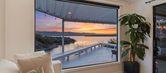 Luxury Waterfront Lakehouse with Stunning Lake & Mountain Views!