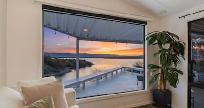 Luxury Waterfront Lakehouse with Stunning Lake & Mountain Views!