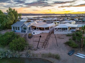 Exterior - Thanksgiving Getaway: Waterfront Lakehouse with Stunning Lake & Mountain Views! (Lake Havasu City)