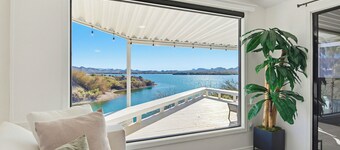 Luxury Waterfront Lakehouse with Stunning Lake & Mountain Views!