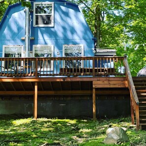 Exterior detail - ***RUSTIC RETREAT***Peaceful, cozy cabin, with beautiful fall lake views (Carthage)