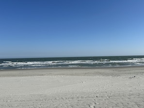 Vlak bij het strand