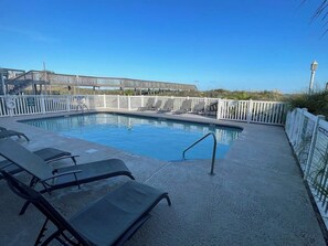 Pool - Ocean View Condo - Beach Front Pool and Hot tub! (Cherry Grove)