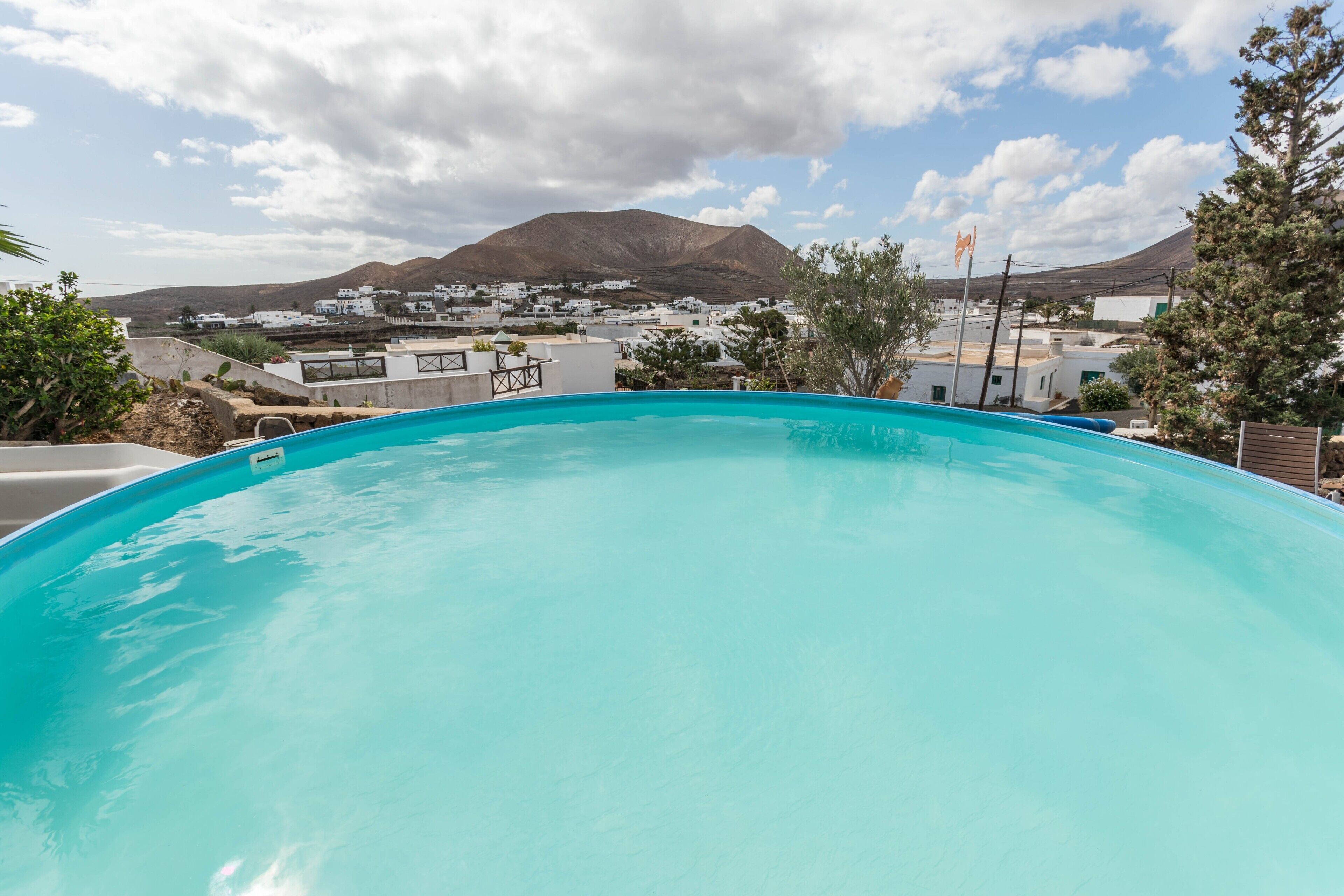 Una piscina riscaldata