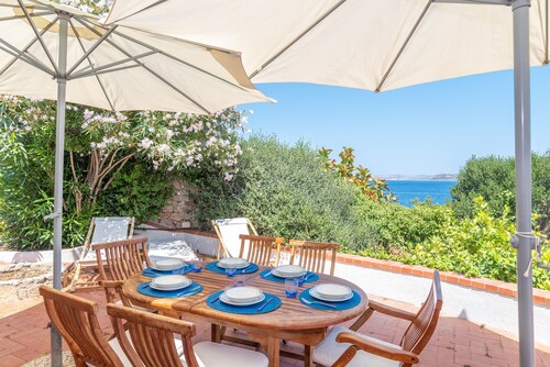 Scorpion House – Luxury Villa Carved into the Rock in Porto Rafael with Sea View