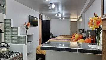 2 bedrooms, iron/ironing board, free WiFi, bed sheets