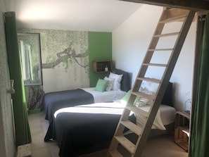 2 habitaciones, wifi gratis y ropa de cama 