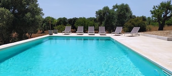 Stunning Distant sea views, Immersed in olive trees with PRIVATE POOL