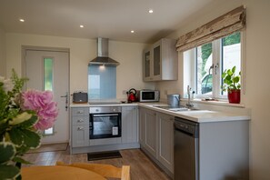 Microwave, oven, dishwasher, freezer