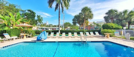 Indoor pool, a heated pool