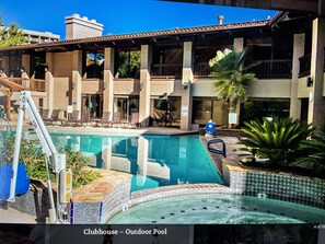 Indoor pool, outdoor pool