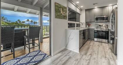 Ocean view, best location in Kapalua, walk to beach, remodel