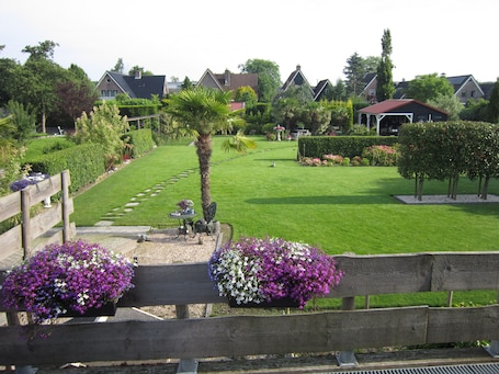 Property grounds. Beautiful b&b/ vacation home located on a large garden surrounded by water.