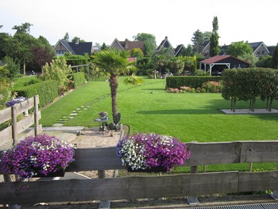 Beautiful b&b/ vacation home located on a large garden surrounded by water.