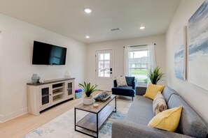 Smart TV, ping pong, books