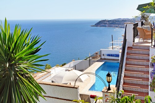 🏝Villa Calypso, private pool, 180º sea views☀️