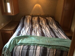 2 bedrooms, bed sheets - Brigus Valley View RV 2 of 2 Camping Experience (Brigus)