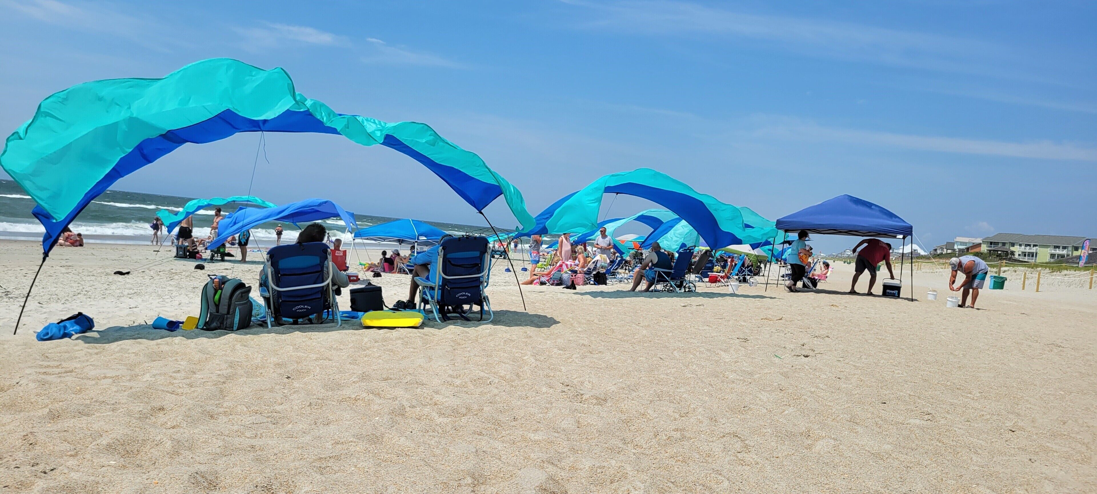 On the beach