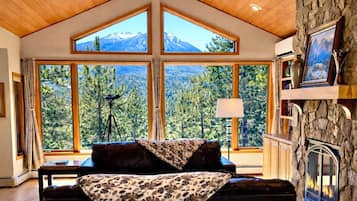 Smart TV, fireplace, video games, table football