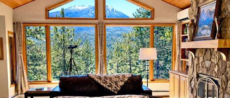 Smart TV, fireplace, video games, foosball