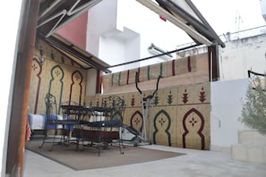 Departamento, 1 habitación, para fumadores, Terraza | Restaurante al aire libre