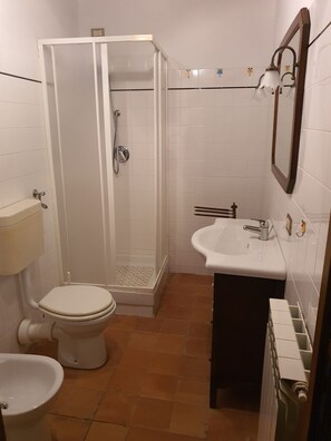 Appartement, 2 chambres, fumeurs, cheminée | Salle de bain | Bidet, serviettes fournies