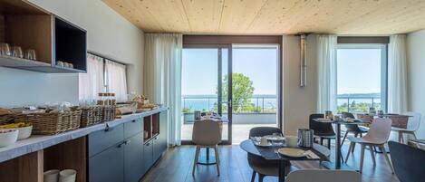 Chambre, 1 chambre, balcon, vue jardin | Vue depuis l’hébergement