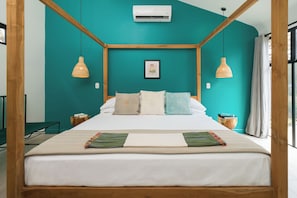Bungalow, 1 phòng ngủ, sân hiên, quang cảnh vườn | 1 phòng ngủ, bàn, truy cập Internet không dây