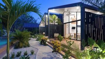 Bungalow, 1 phòng ngủ, hiên, quang cảnh vườn | Hiên