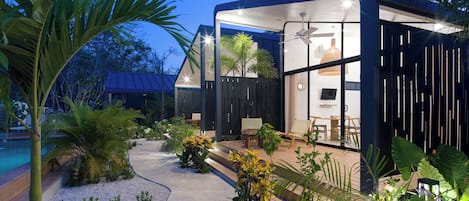 Bungalow, 1 phòng ngủ, hiên, quang cảnh vườn | Vườn