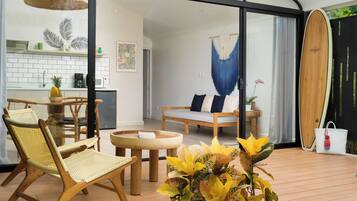 Bungalow, 2 Schlafzimmer, Terrasse, Gartenblick | Außenbereich