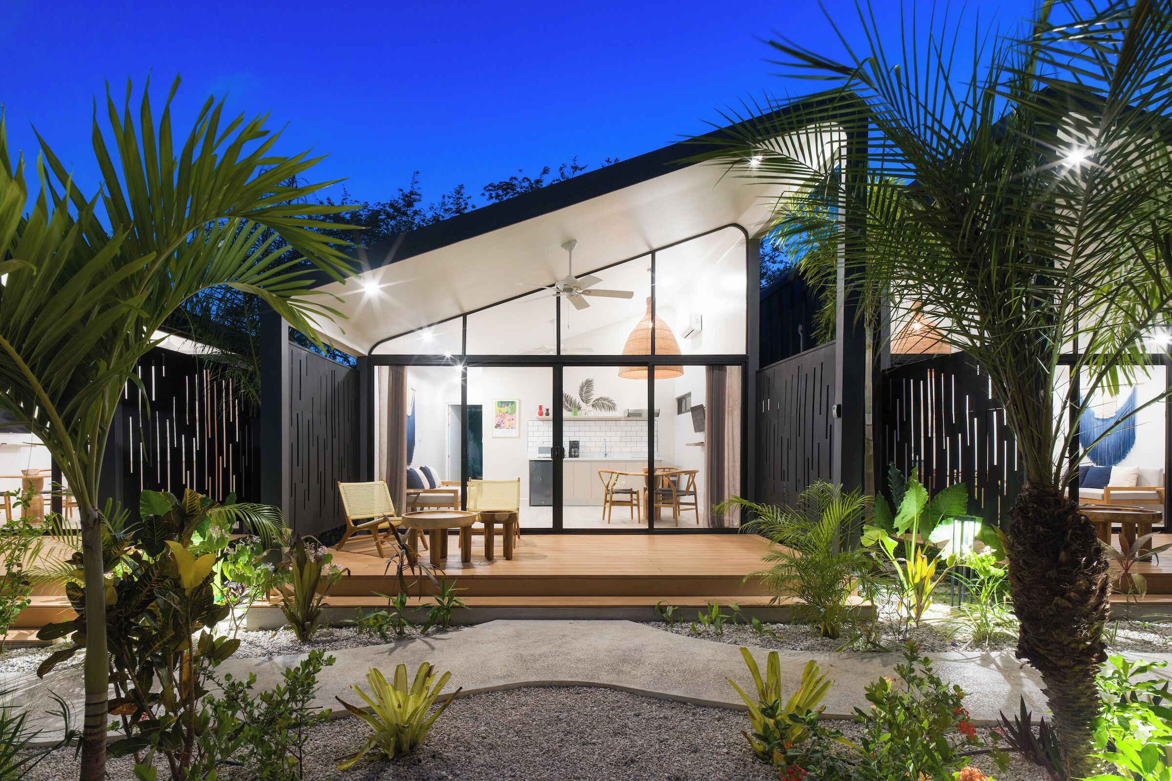 Bangalô, 2 quartos, terraço, vista para o jardim | Terraço/pátio