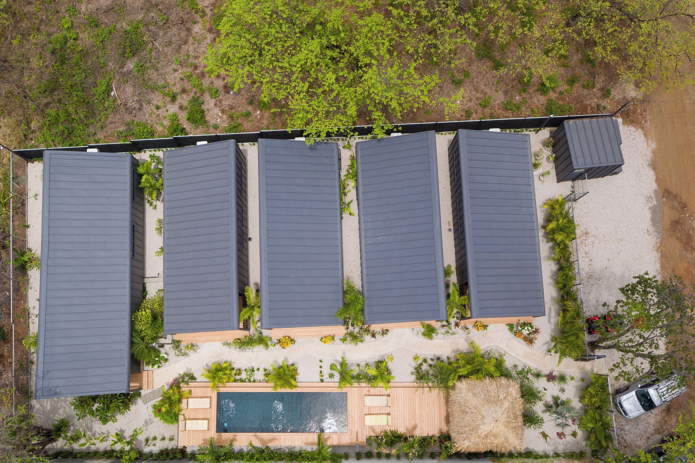 Bungalow, 2 habitaciones, Terraza, vista al jardín | Exterior
