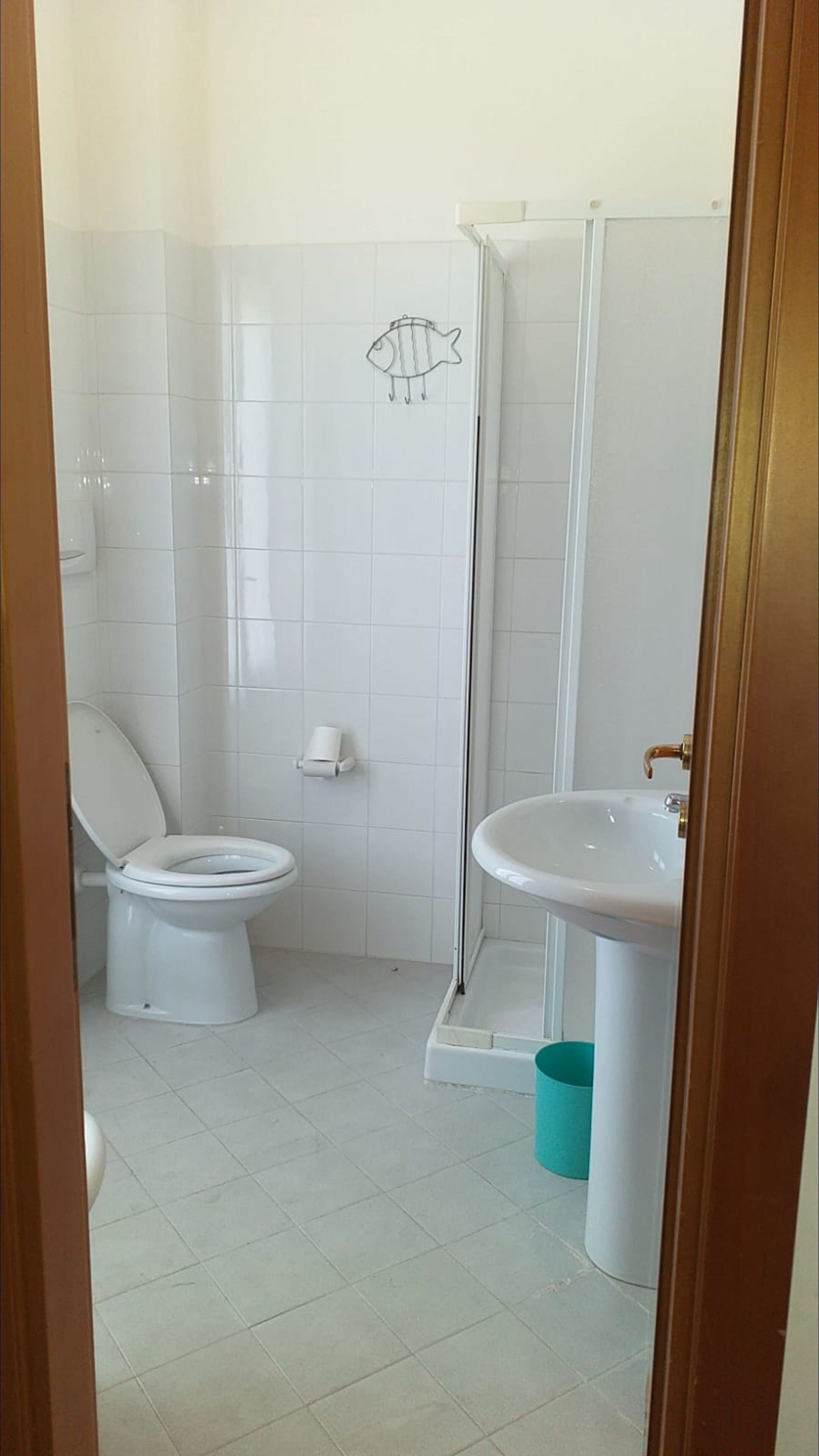 Badkamer met douche