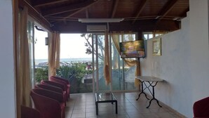 Room, 1 Bedroom, Accessible, Smoking | Living area - Room-spacious Double Room Beside the sea (Pineto)