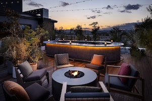 Rooftop bar, alfresco dining, open daily