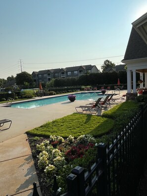 Outdoor pool - Beautiful apartment surround by all stores with a nice lakeview and buckroebeach (Hampton)