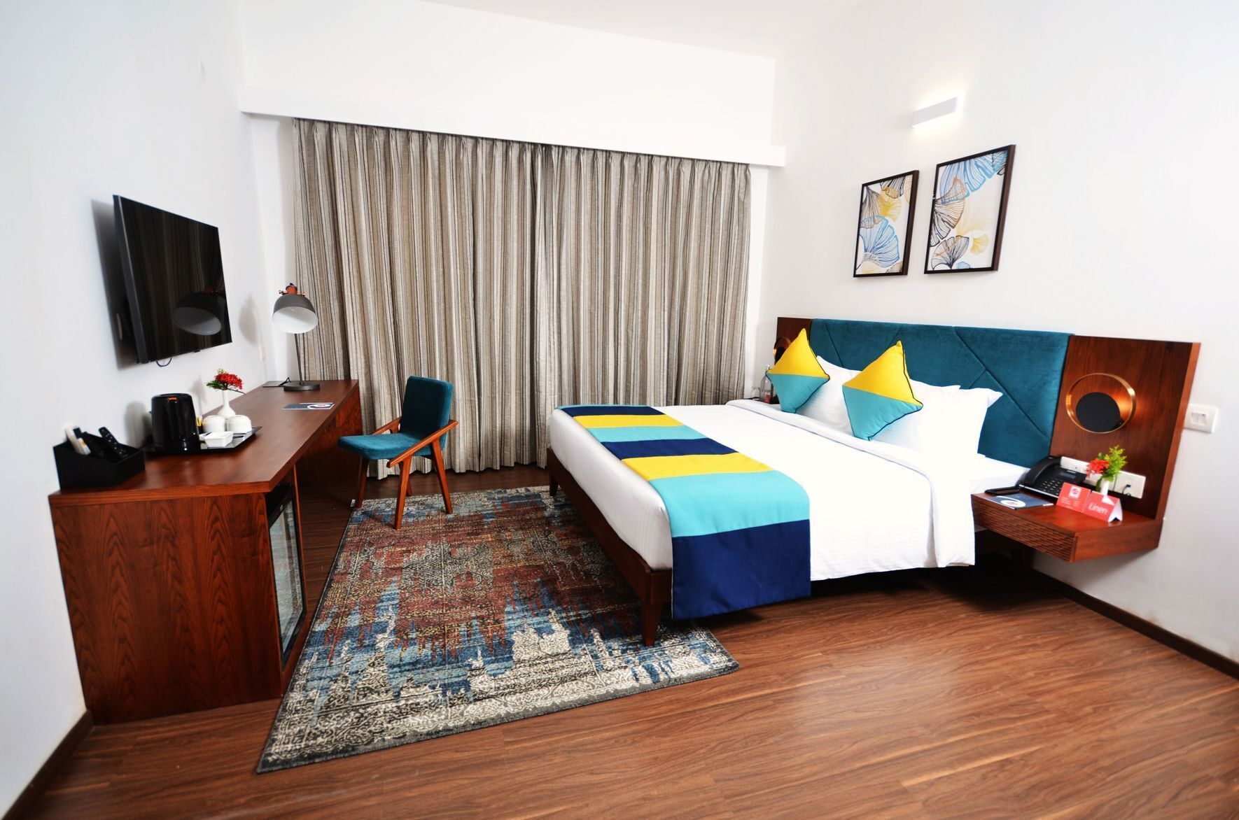 Premium bedding, minibar, in-room safe, desk