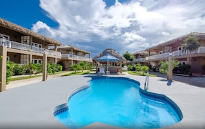 Outdoor pool - Best beach on the island! Sleeps 5/2 full baths. Amazing views from every room. (San Pedro Town)