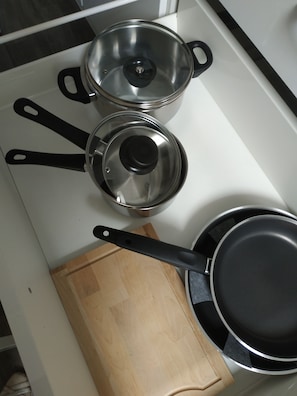 Fridge, microwave, oven, stovetop - Tosca - Apartment - Free parking (Orléans)
