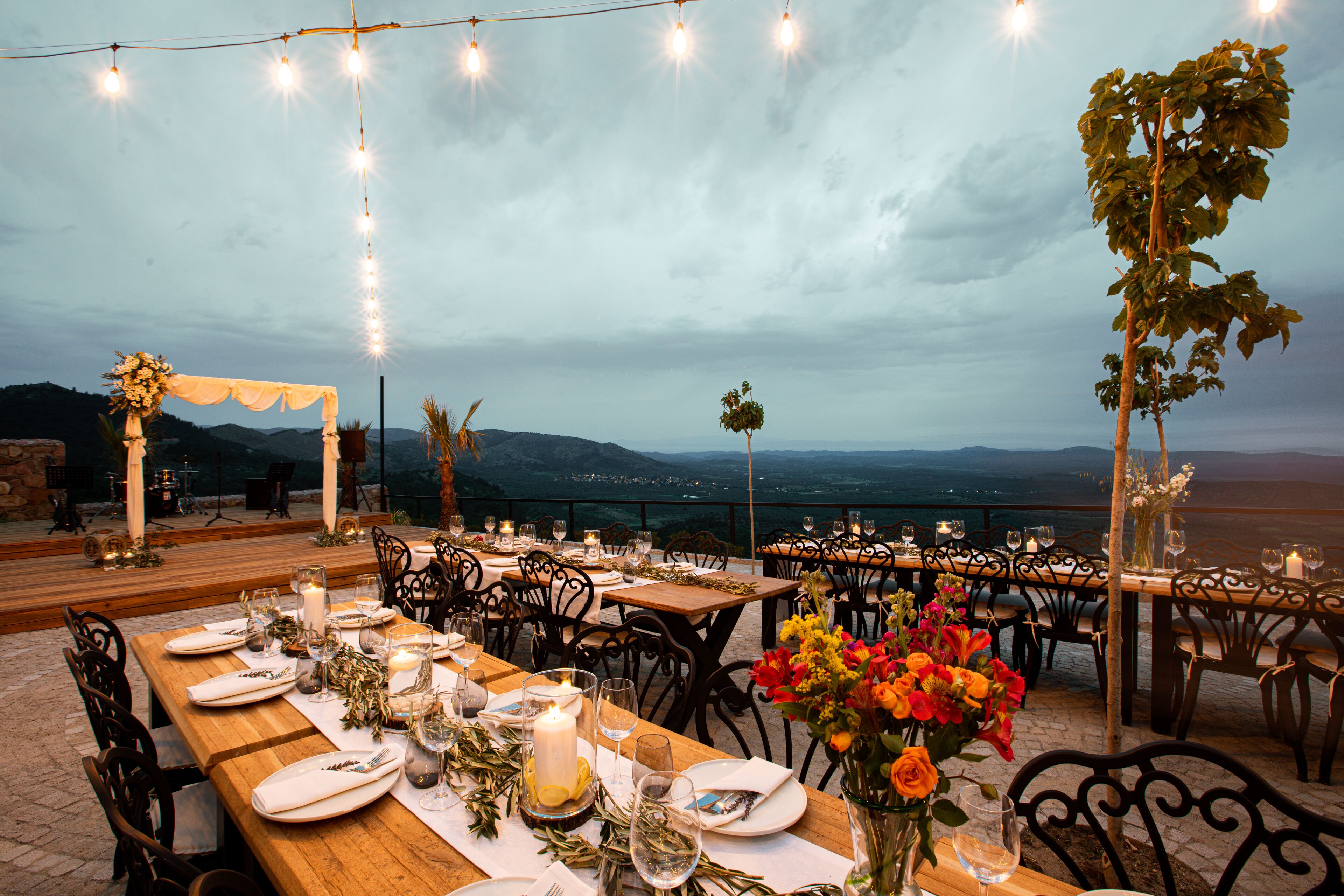 Bröllopsområde utomhus