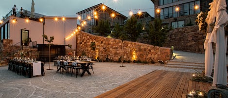 Área para banquetes al aire libre