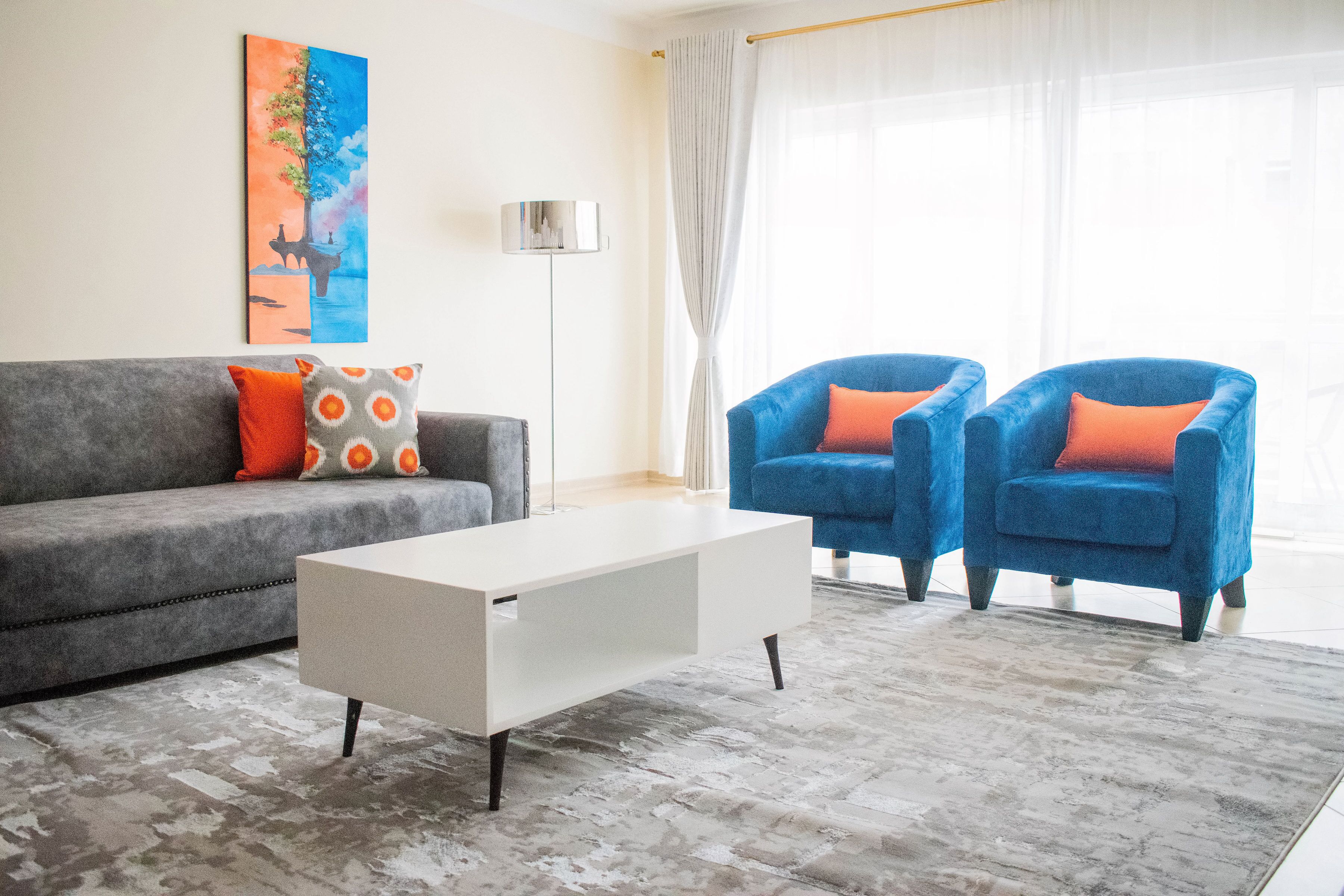 Deluxe Apartment | Desk, laptop workspace, soundproofing, iron/ironing board