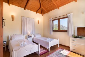 2 bedrooms, iron/ironing board, free WiFi, bed sheets